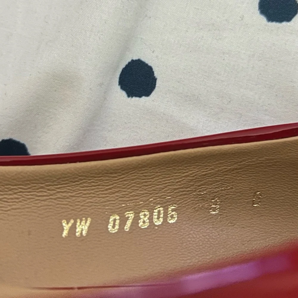 Salvatore Ferragamo cherry red bow ballet flats - Picture 4 of 8